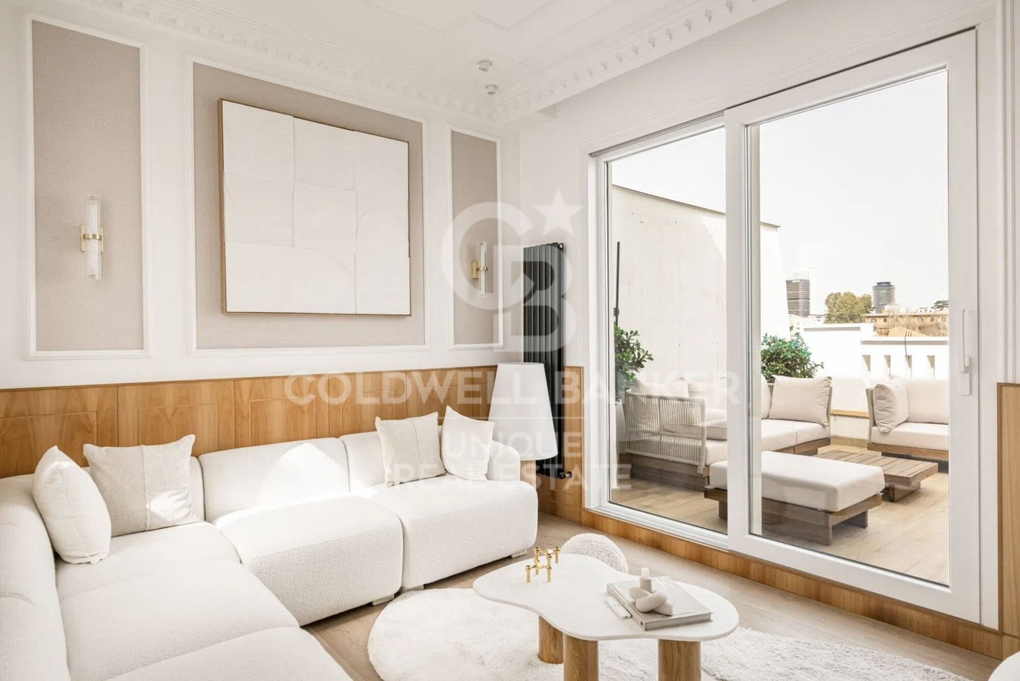 Penthouse de 2 chambres avec terrasse à Castellana, Madrid