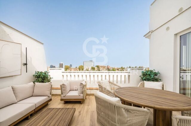 Penthouse de 2 chambres avec terrasse à Castellana, Madrid