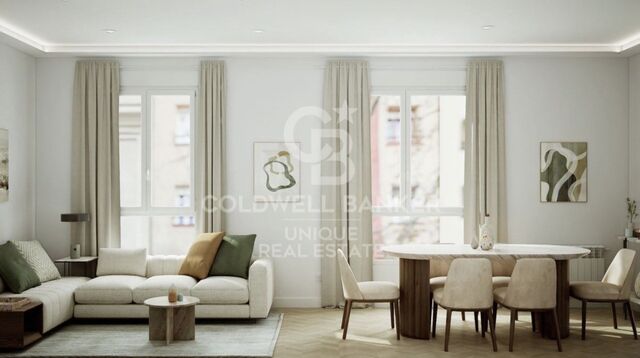 Piso exterior reformado en Chamberí, Madrid