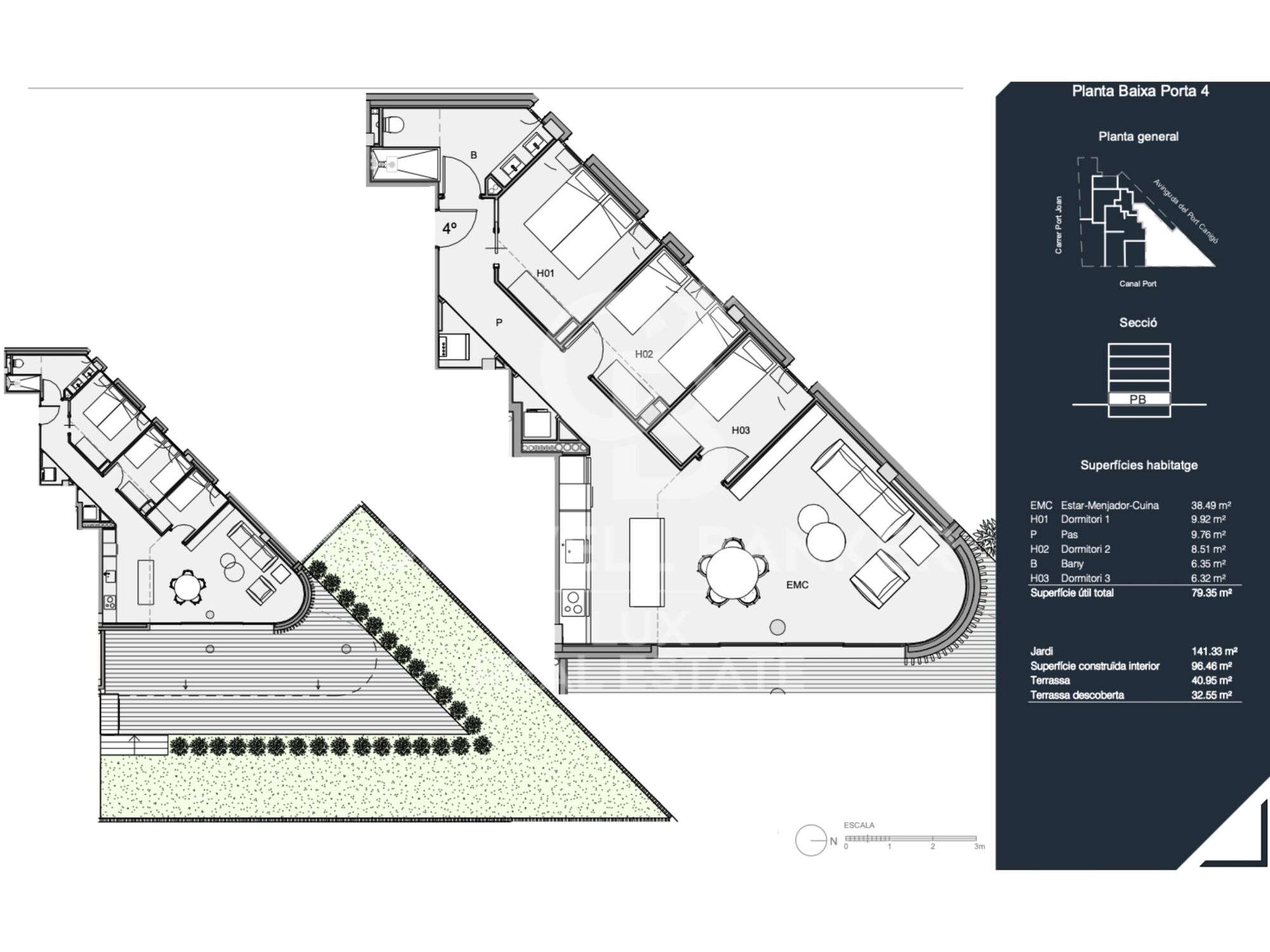 Appartement à étrenner, face au canal de Santa Margarita, Roses, sur la Costa Brava.