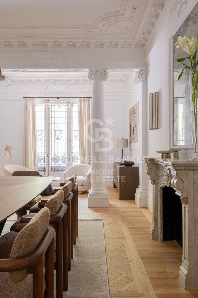Renovierte 4-Zimmer-Wohnung mit Terrasse in der exklusiven Nachbarschaft von Recoletos, Madrid