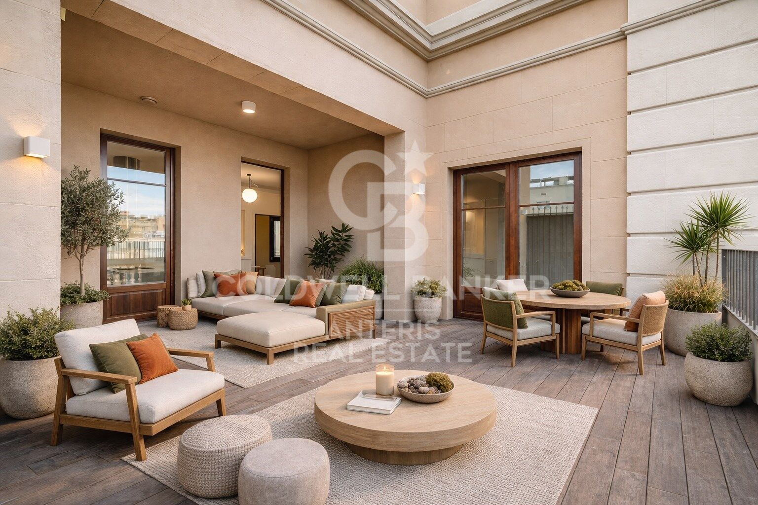 Penthouse with a 25 m² terrace in the heart of Eixample Dreta