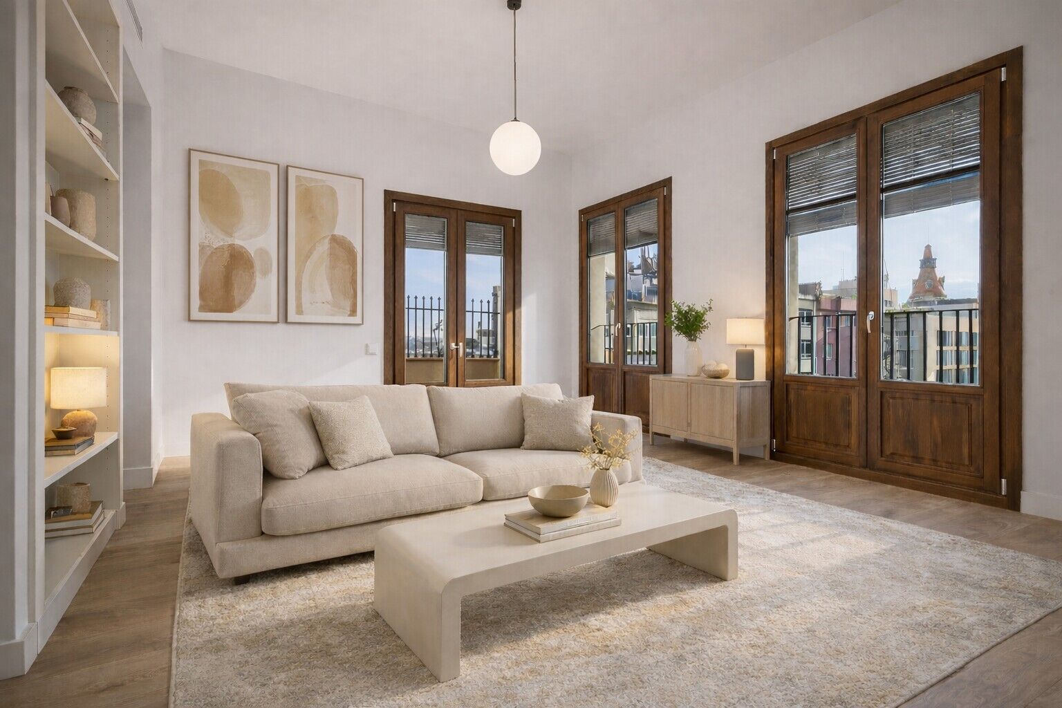 Exclusive penthouse with terrace in a stately building in the Quadrat d'Or