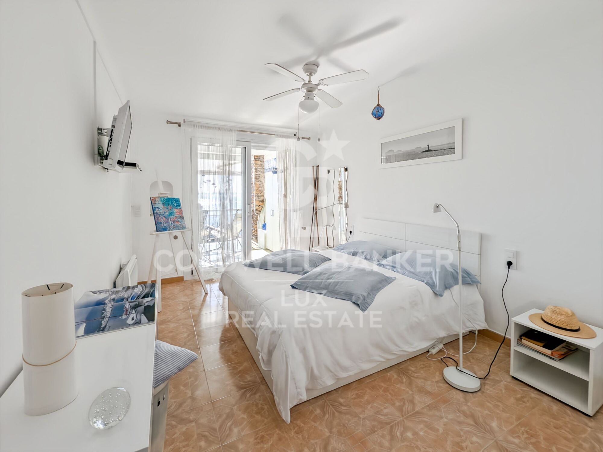 Wohnung in Strandnähe mit Meerblick und Terrasse