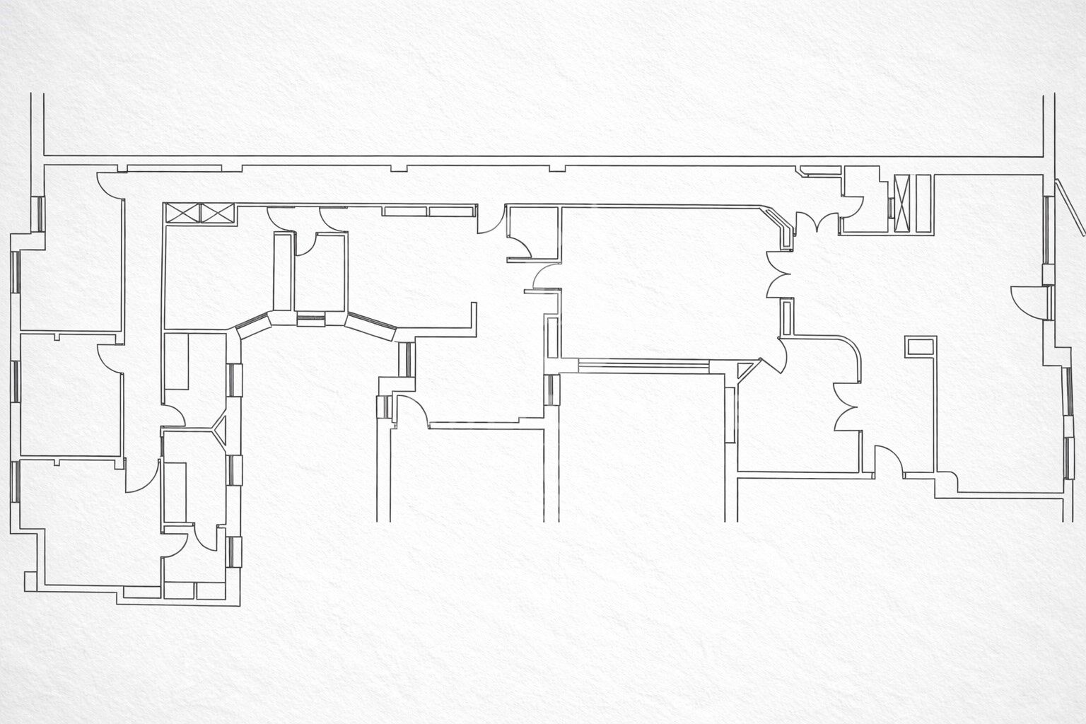 Piso exterior a reformar de 4 dormitorios en Castellana, Madrid