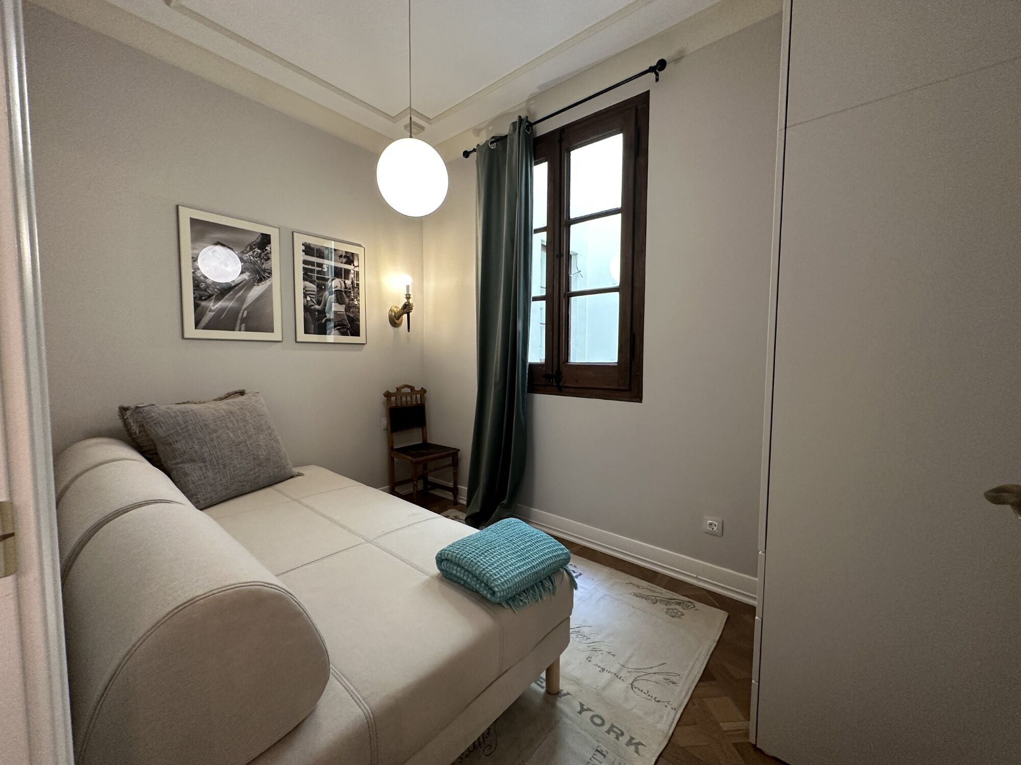 Designer apartment in a modernist building with spectacular views