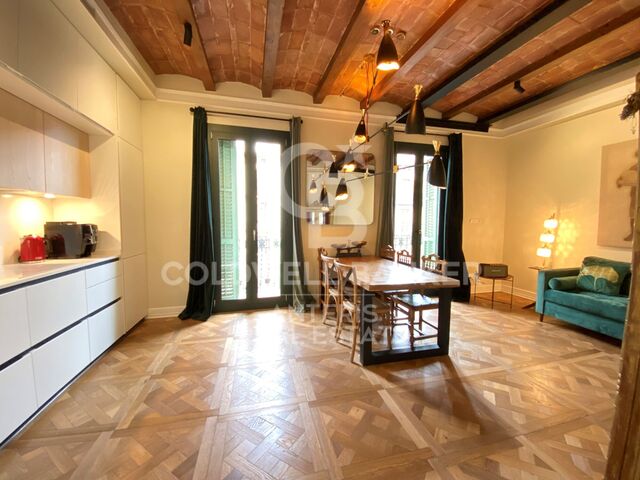 Designer apartment in a modernist building with spectacular views