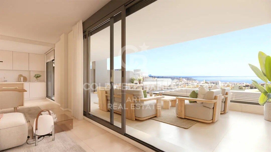 Apartamentos de obra nueva con vistas al mar en Estepona