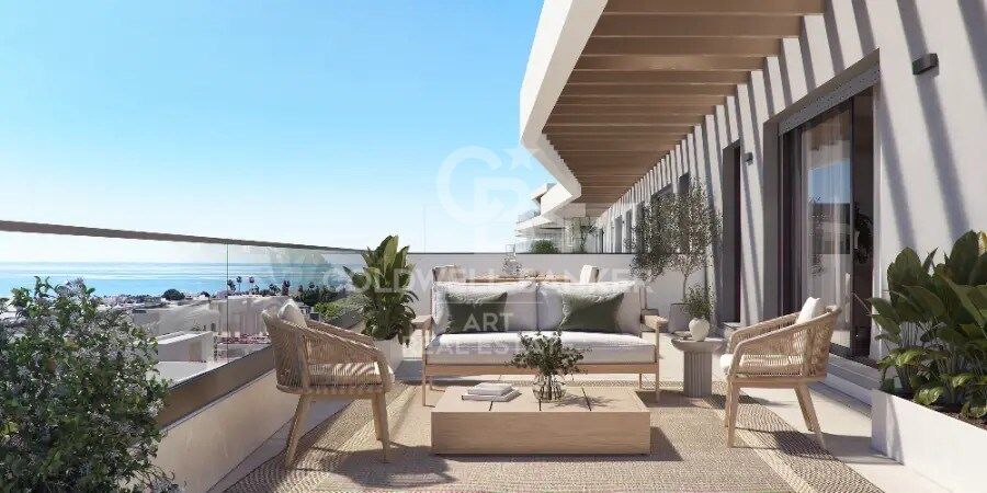 New-build apartments located between the sea and the mountains in Estepona