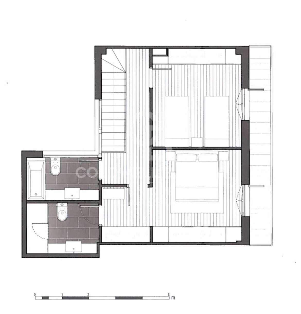 Duplex penthouse with terrace, pool, garage and storage room in Chamberí, Madrid