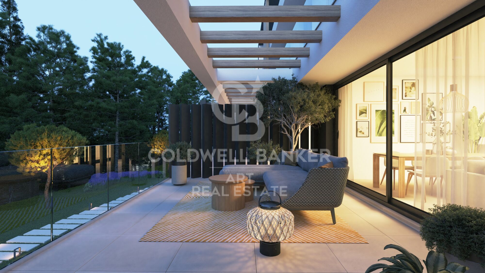 Newly built towed houses in Cala de Mijas