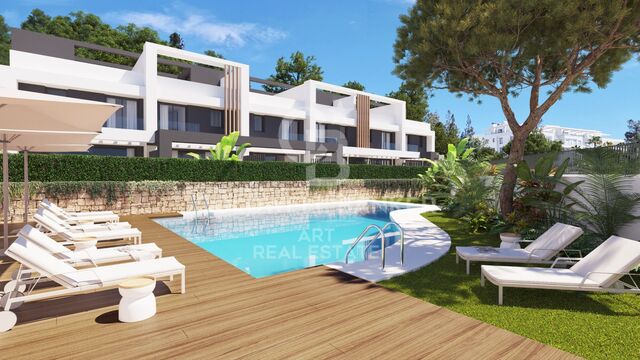 Adosadas de nueva construcción en la Cala de Mijas