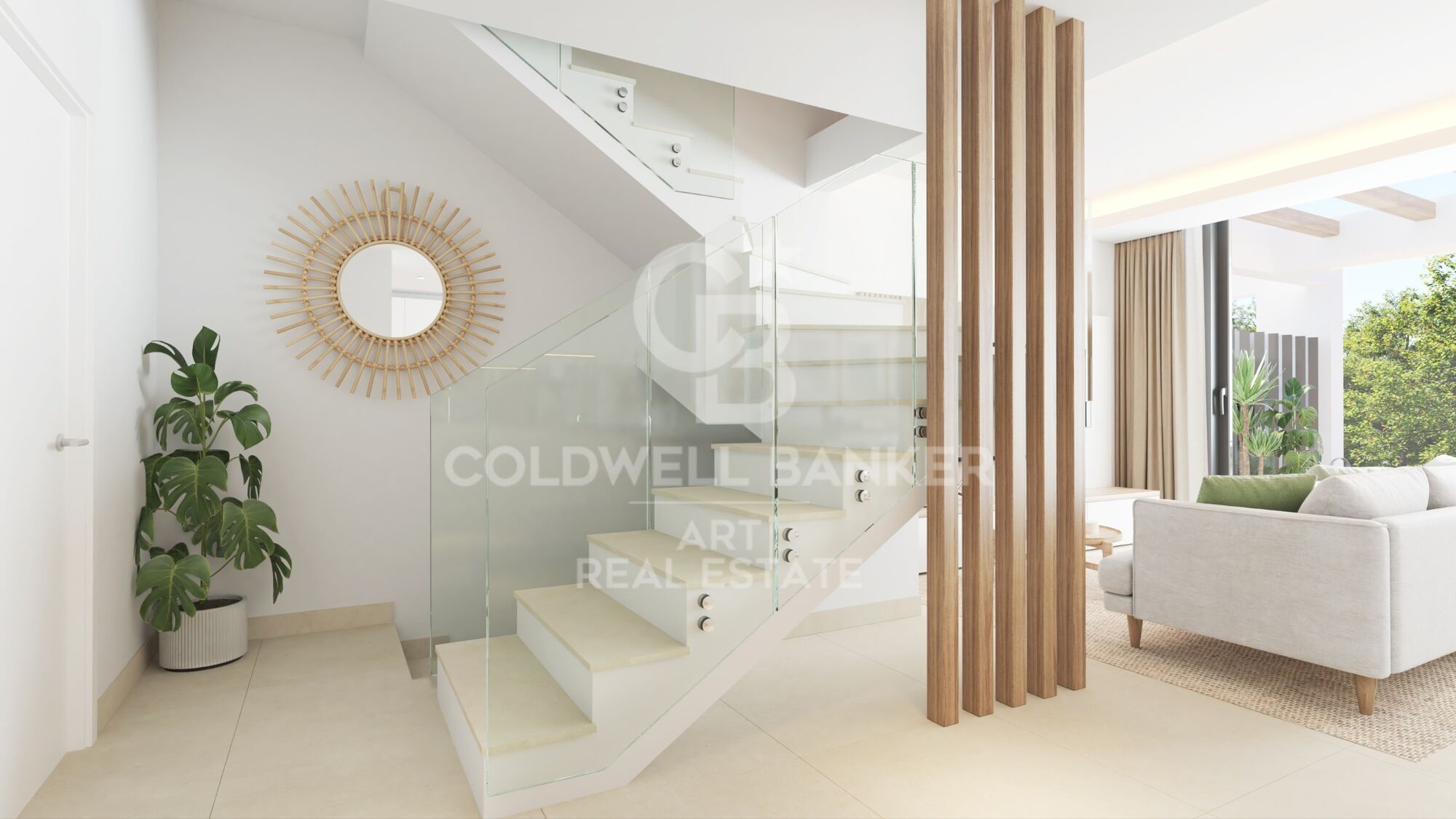 Neu gebaute Hausenhäuser in Cala de Mijas