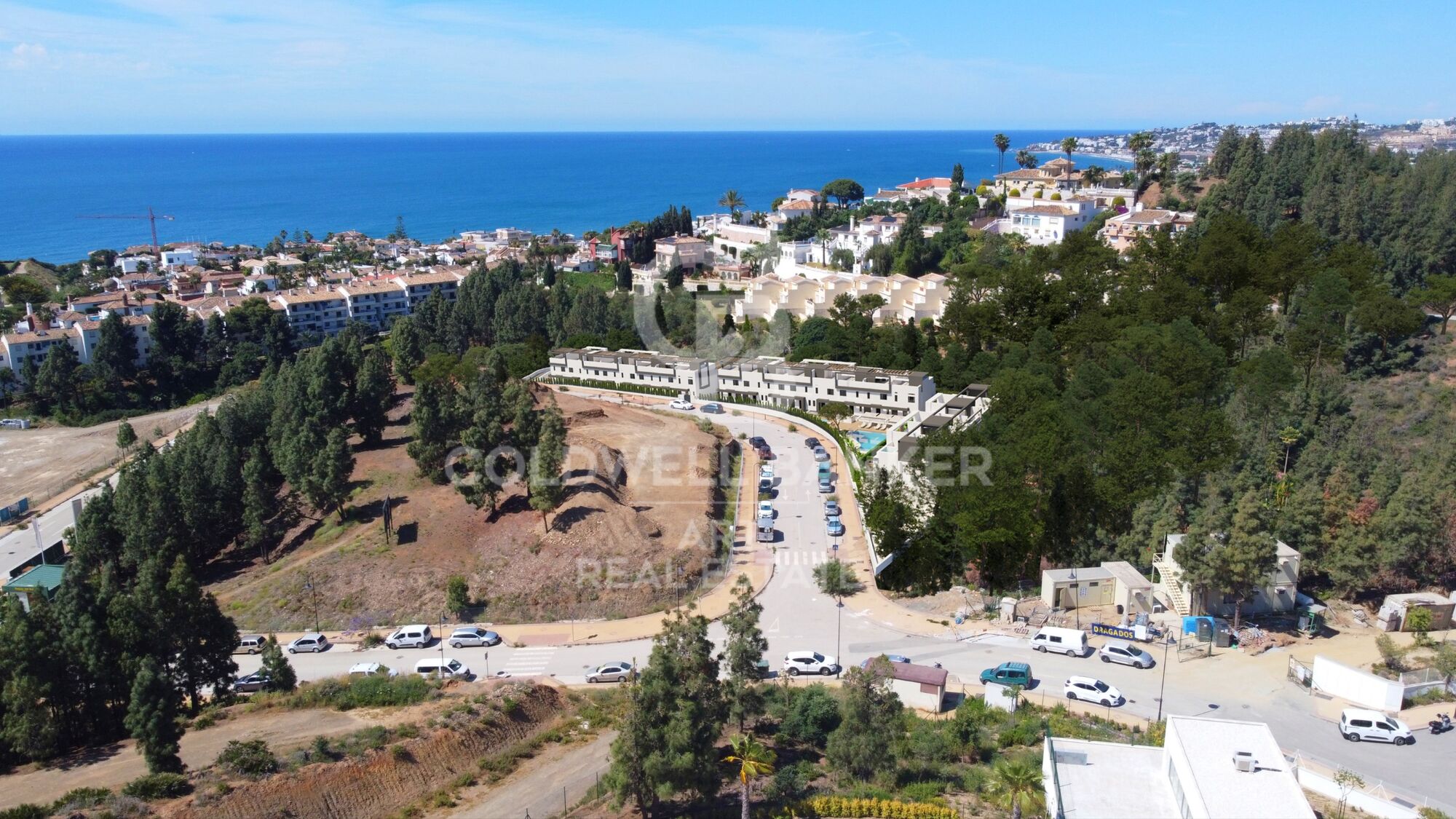 Neu gebaute Hausenhäuser in Cala de Mijas