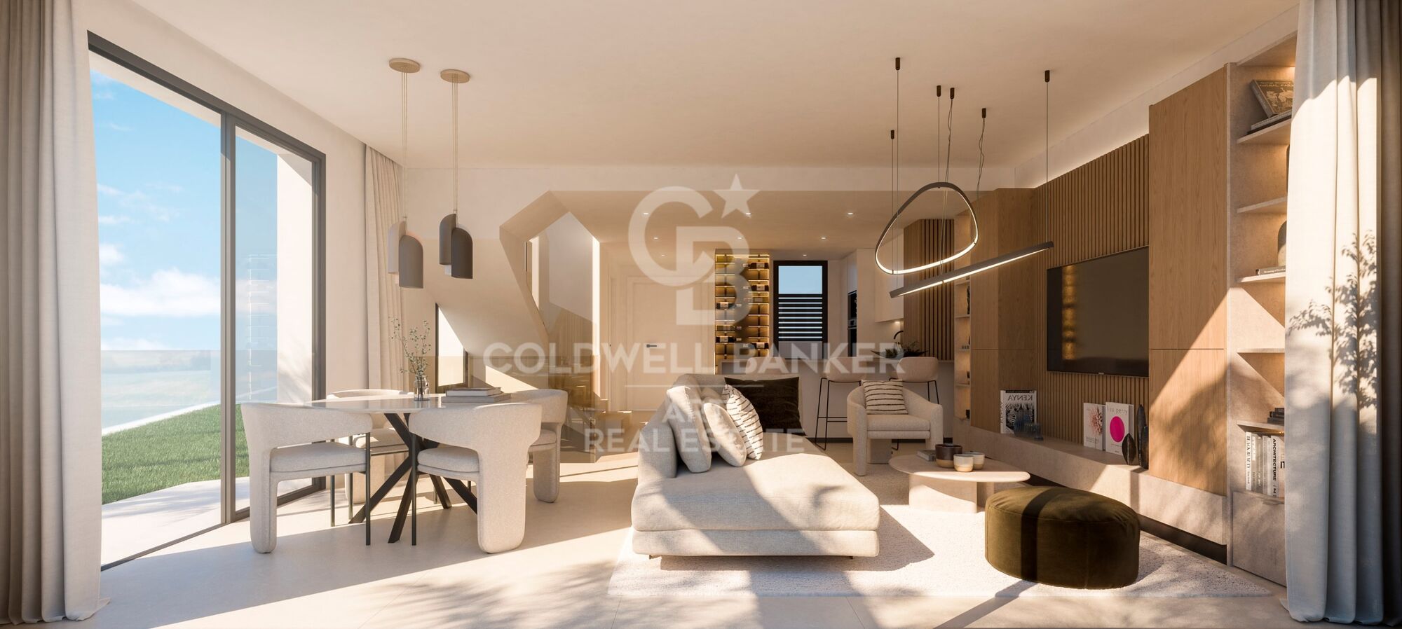 Nouvelles maisons mitoyennes avec vue à Mijas Costa