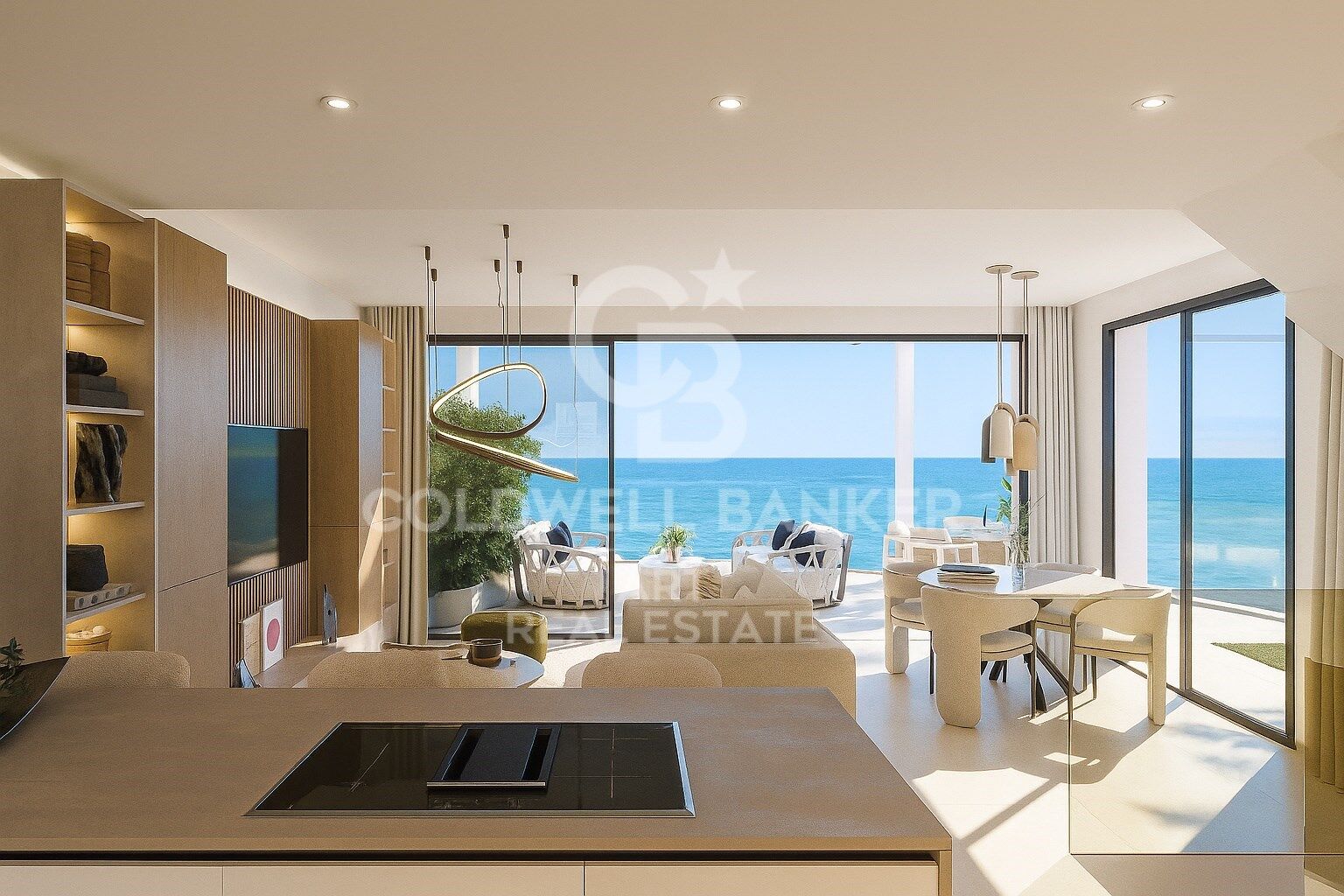 Nouvelles maisons mitoyennes avec vue à Mijas Costa