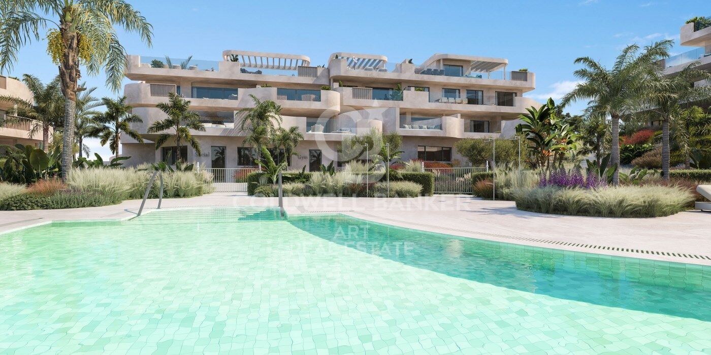 Apartamentos y áticos de obra nueva en Estepona