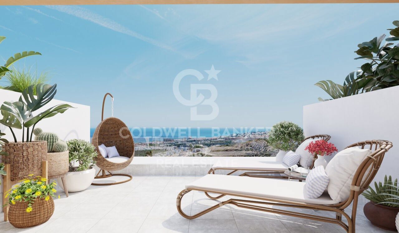 Wunderschöne Luxus-Reihenhäuser mit Meerblick in La Cala de Mijas
