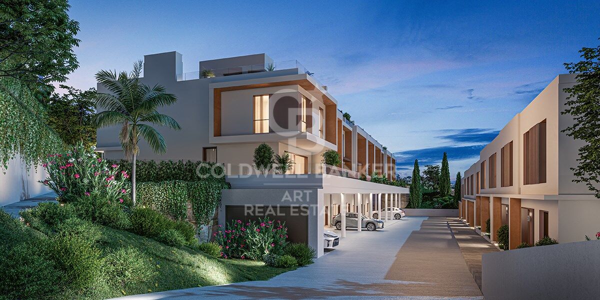 Magnifiques maisons mitoyennes de luxe avec vue sur la mer à La Cala de Mijas