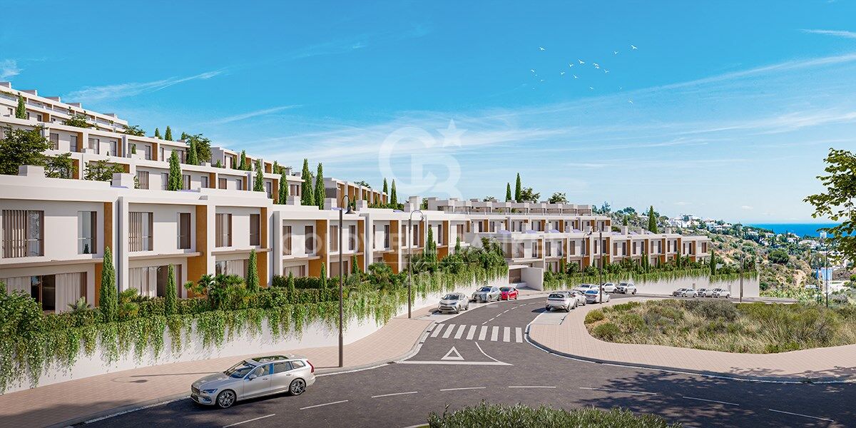 Wunderschöne Luxus-Reihenhäuser mit Meerblick in La Cala de Mijas
