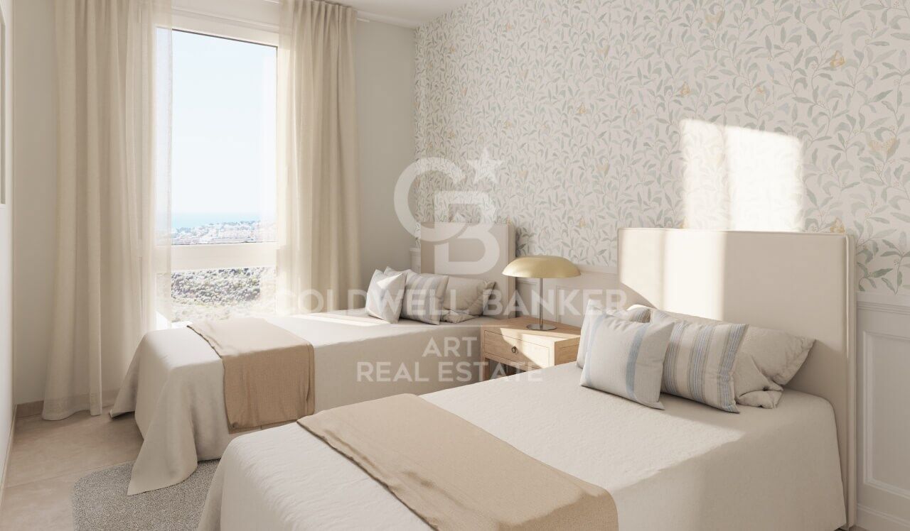Magnifiques maisons mitoyennes de luxe avec vue sur la mer à La Cala de Mijas