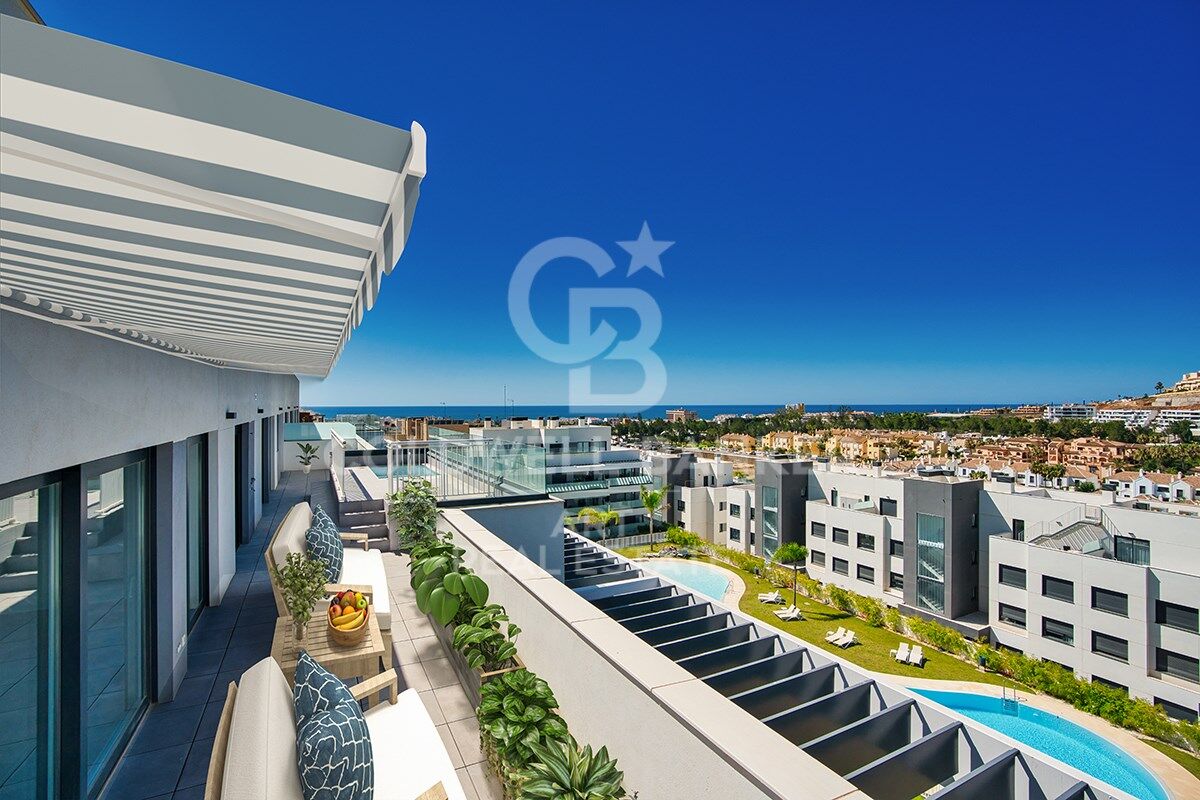 Magnifiques maisons mitoyennes de luxe avec vue sur la mer à La Cala de Mijas