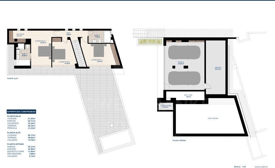 Stunning modern villa in privileged Urbanization with sea views - Jávea