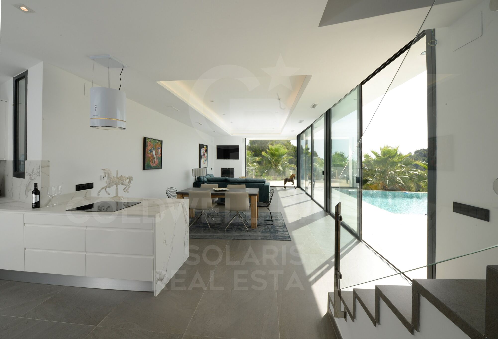 Impresionante villa moderna en privilegiada Urbanización con vistas al mar - Jávea