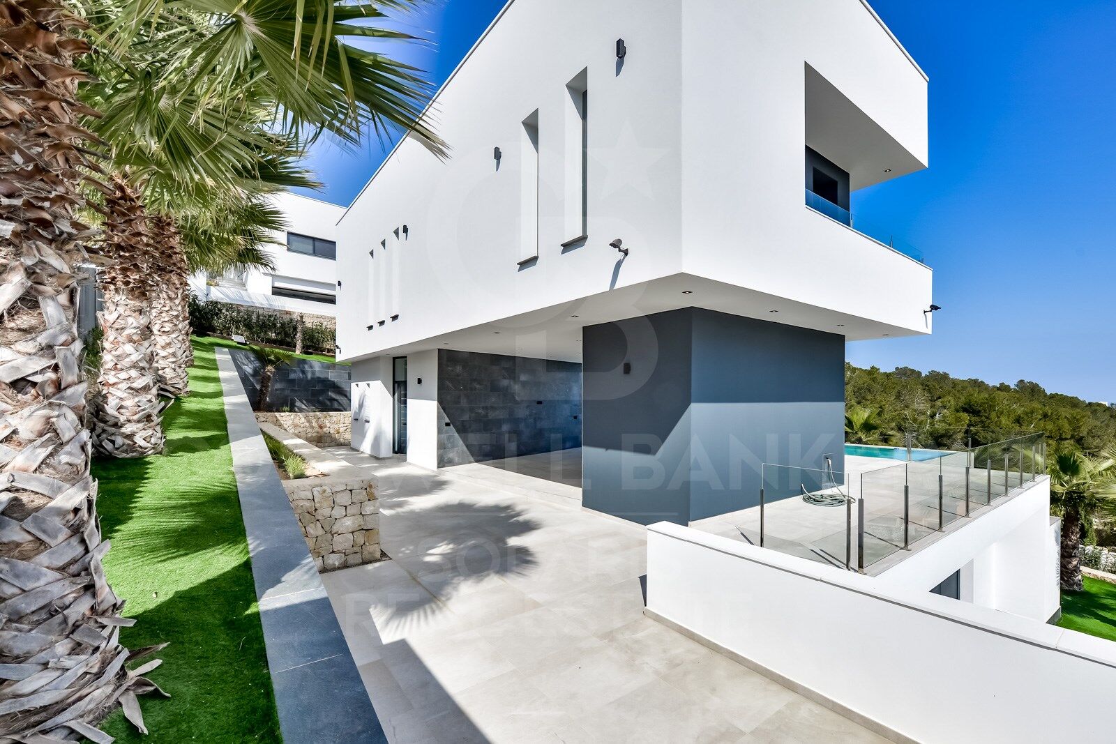 Impresionante villa moderna en privilegiada Urbanización con vistas al mar - Jávea