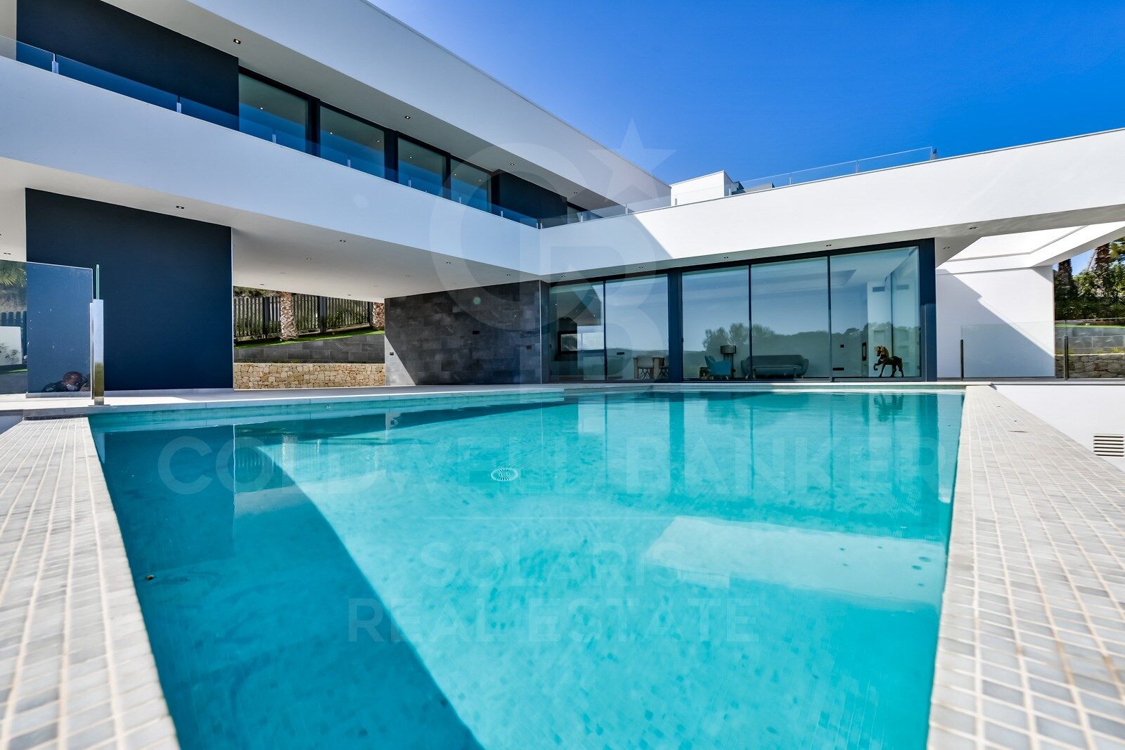 Impresionante villa moderna en privilegiada Urbanización con vistas al mar - Jávea