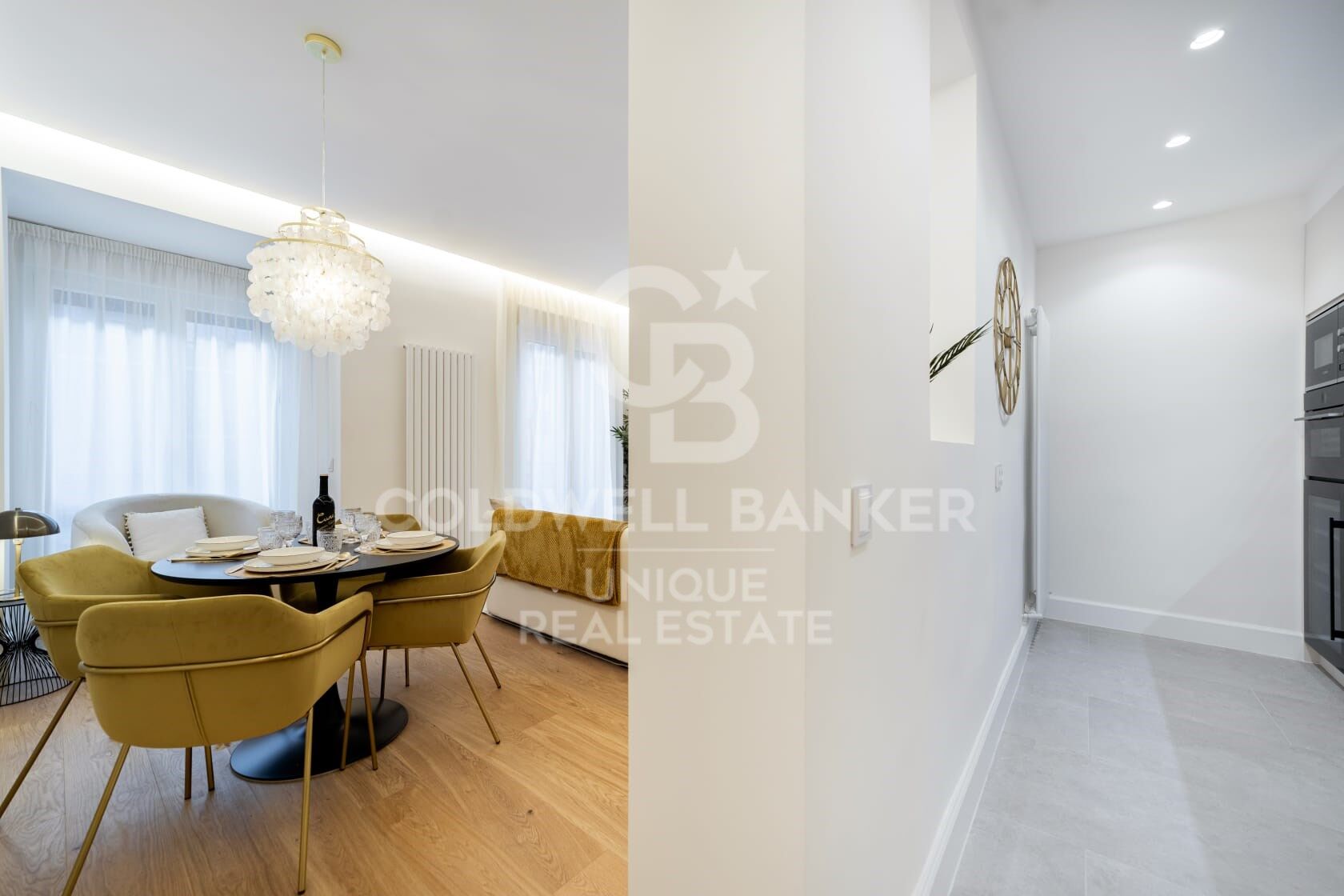 Renovated exterior flat in Castellana, Madrid