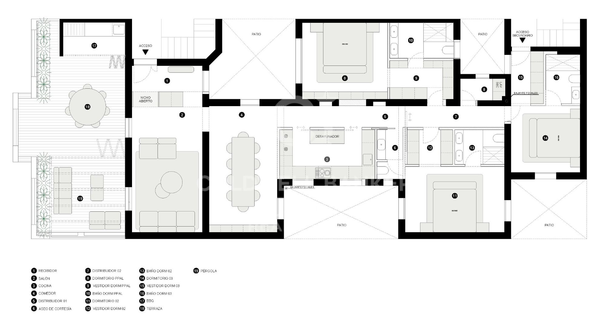 Penthouse with terrace to renovate in Recoletos, Madrid