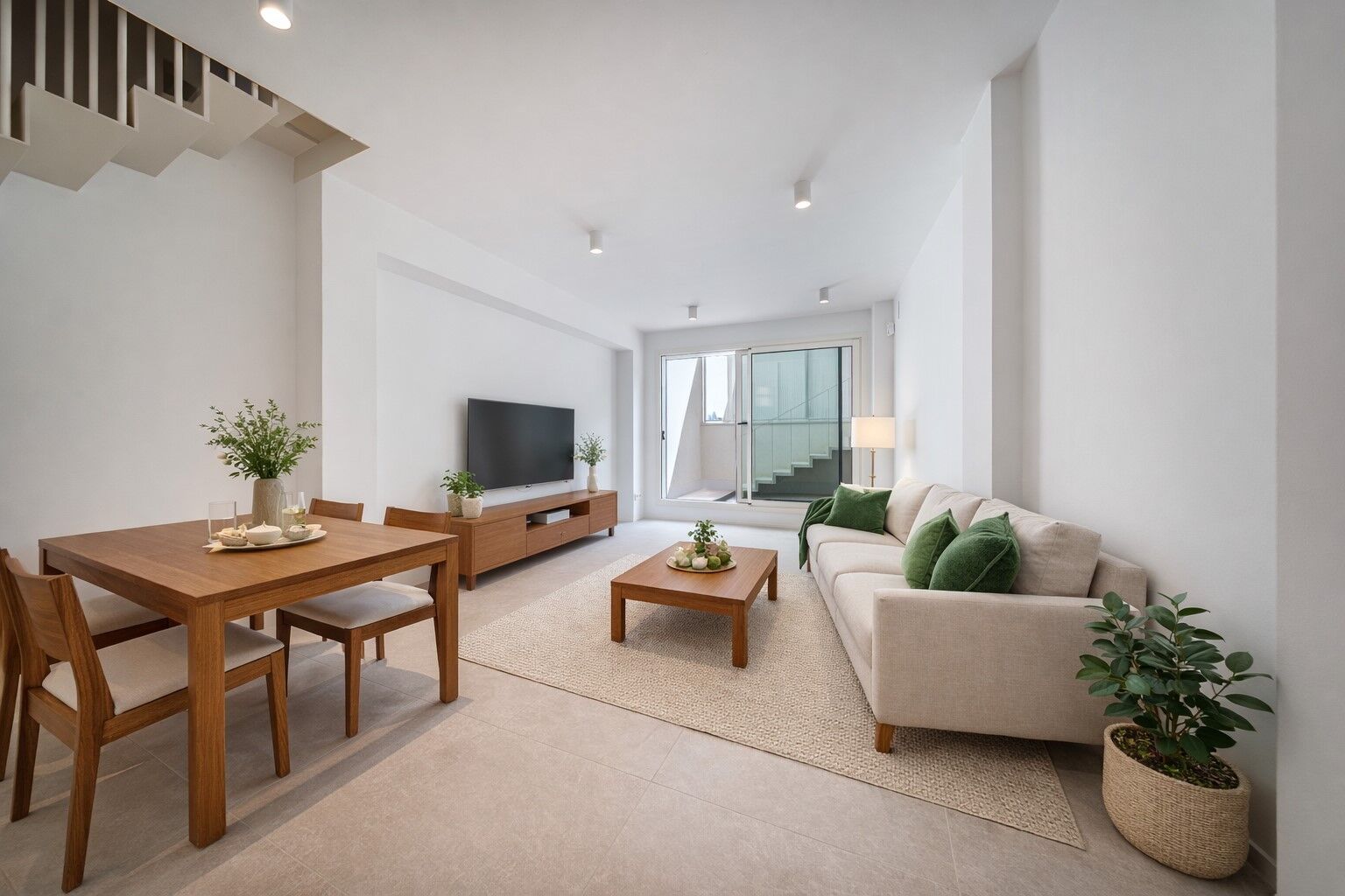 Duplex with Private Patio and Rooftop Community Pool by Camp Nou