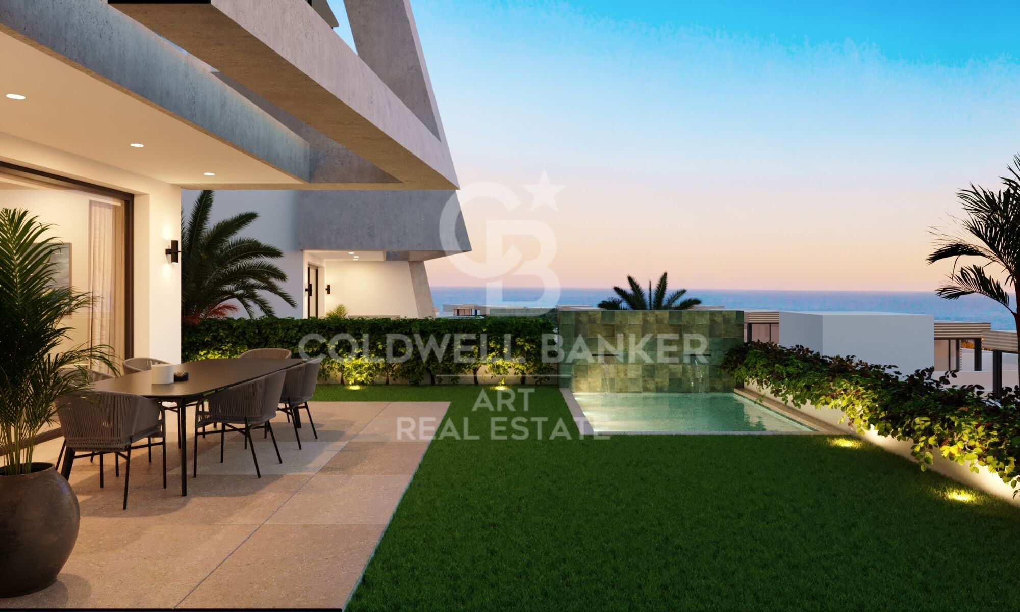 Développement exclusif de luxe de maisons mitoyennes à Elviria