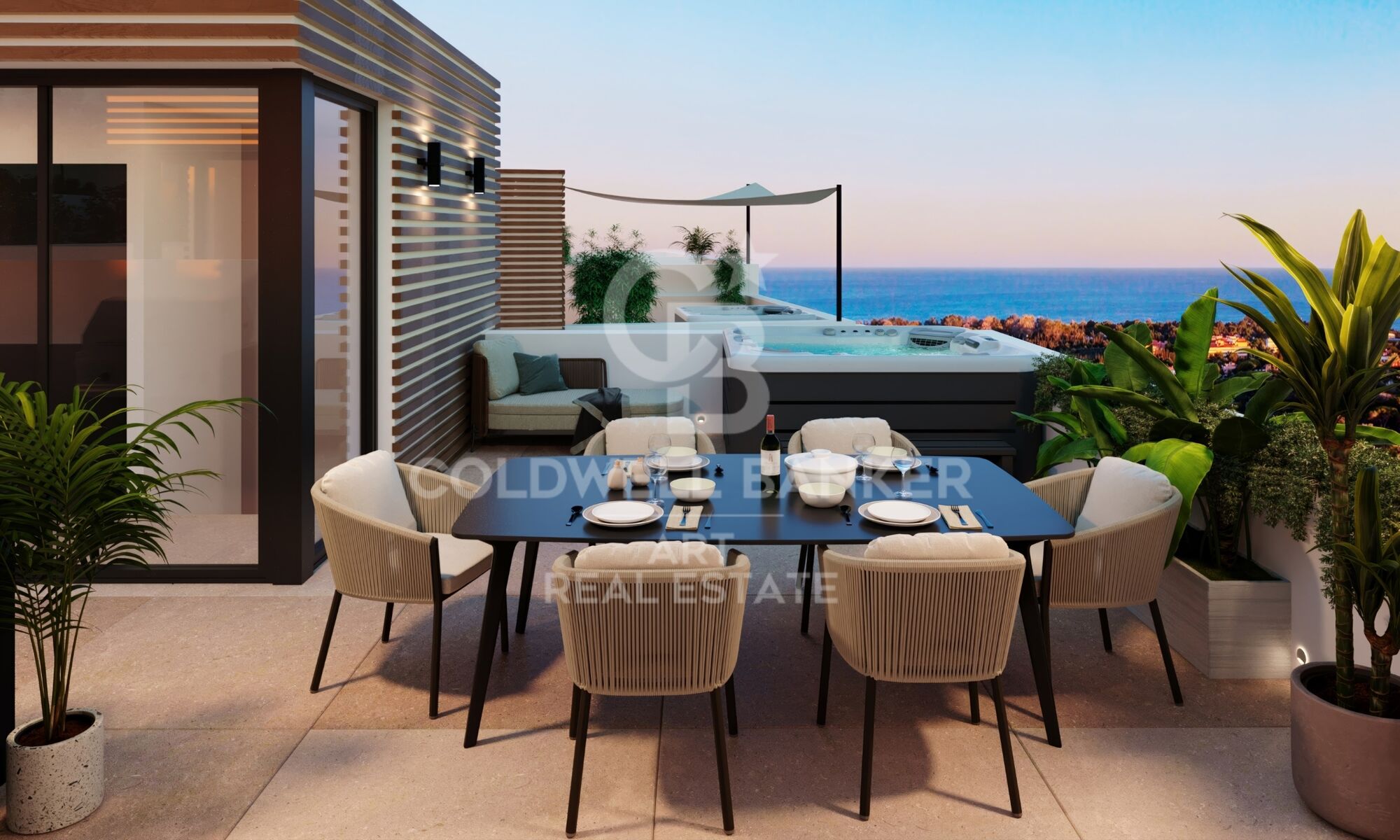 Développement exclusif de luxe de maisons mitoyennes à Elviria