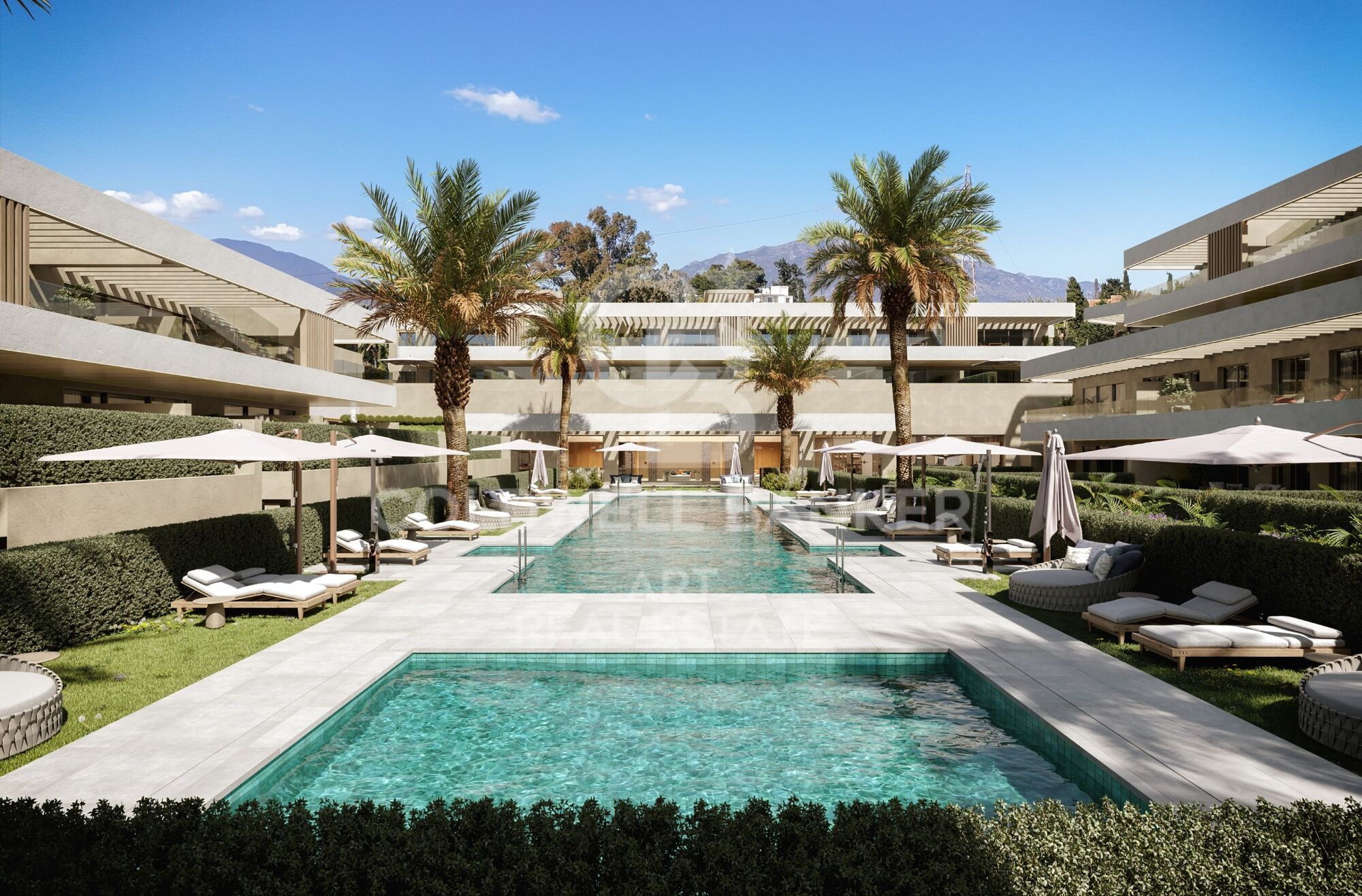 Moderne Apartments in El Campanario, Estepona