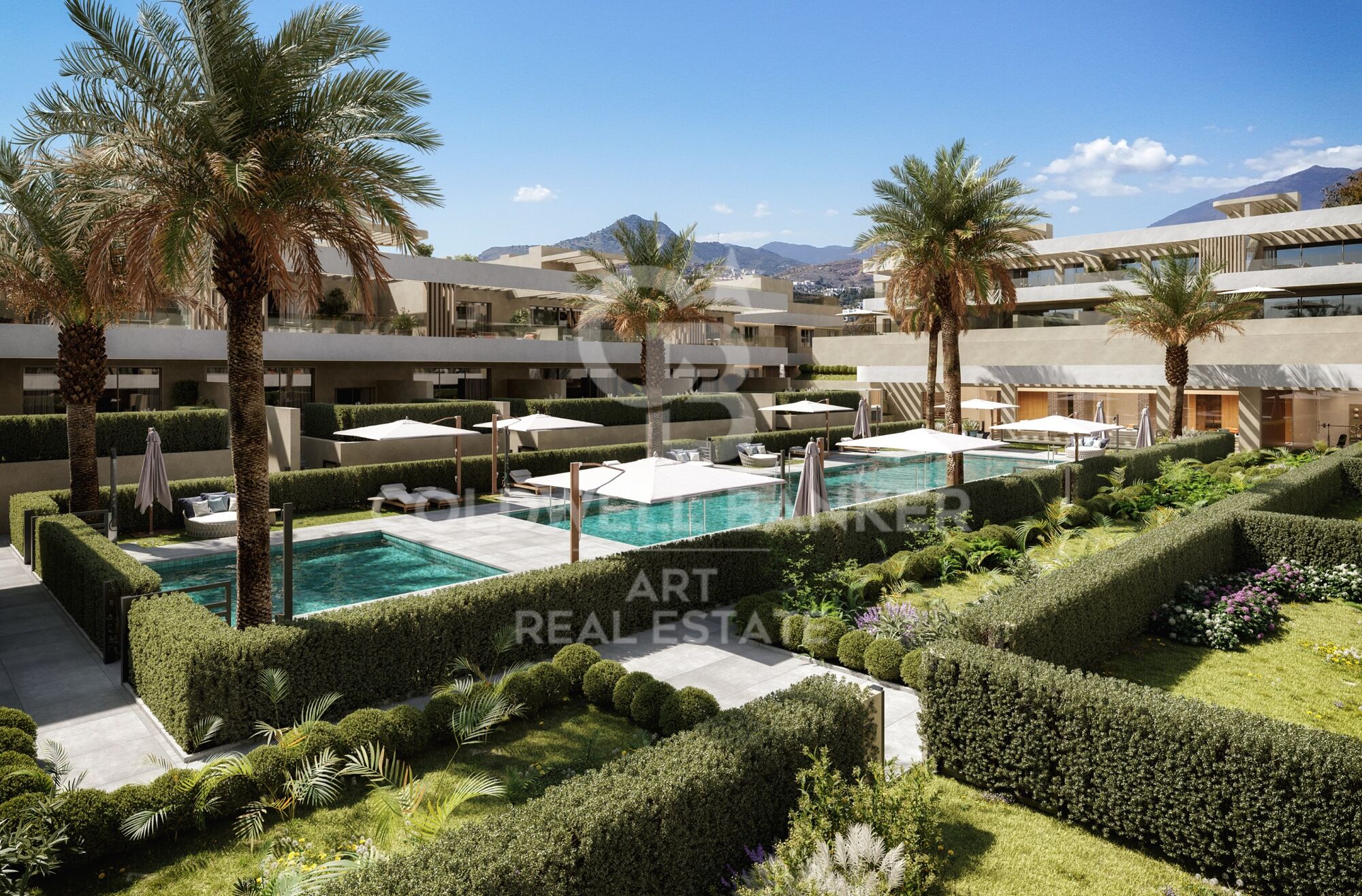 Modernos apartamentos en El Campanario, Estepona