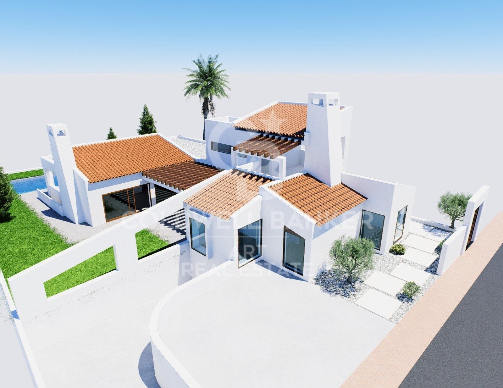 Exclusive luxury villa with infinity pool and golf course views