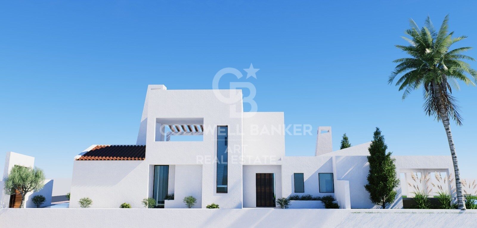 Villa de luxe exclusive avec piscine à débordement et vue sur le golf