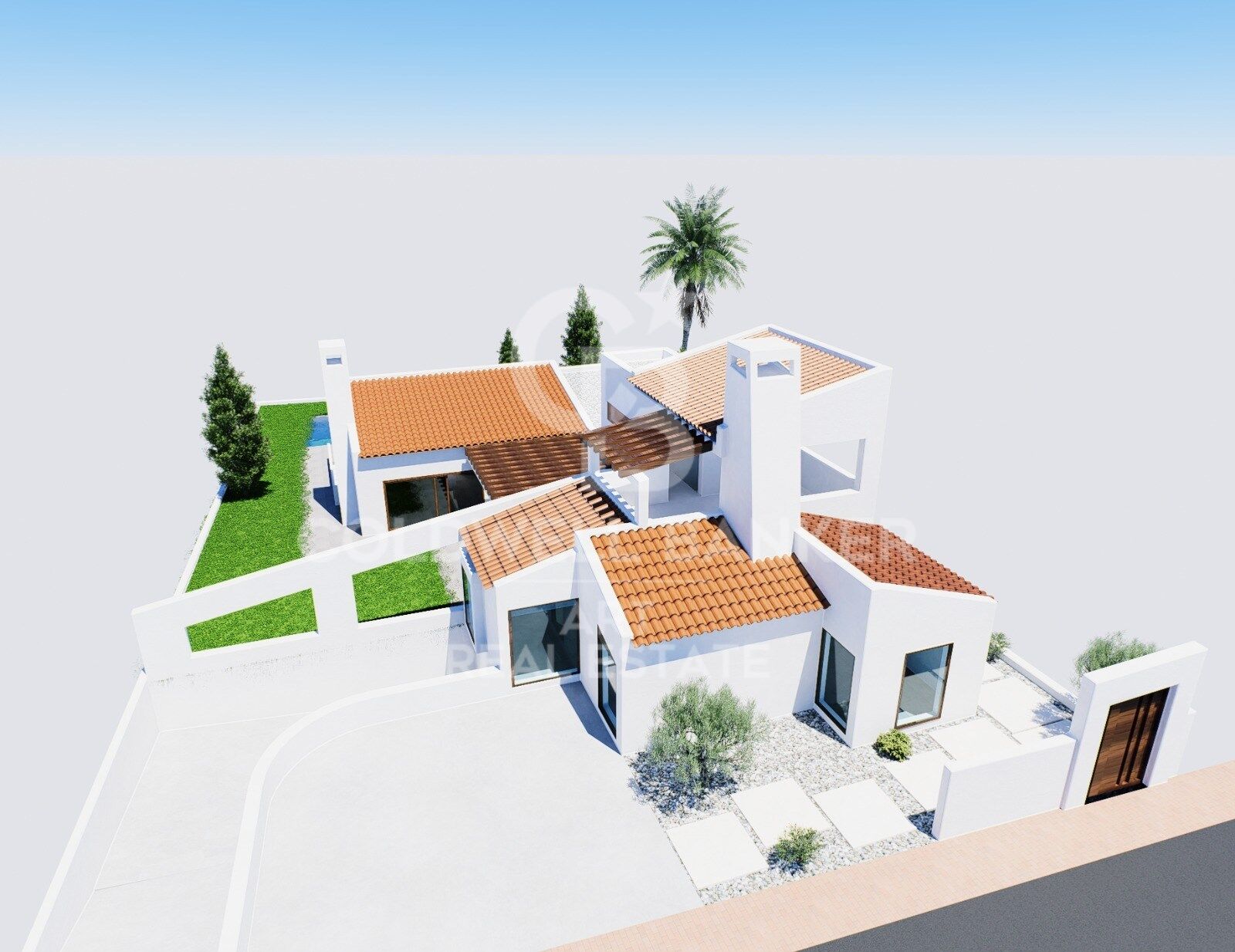 Exklusive Luxusvilla mit Infinity-Pool und Blick auf den Golfplatz