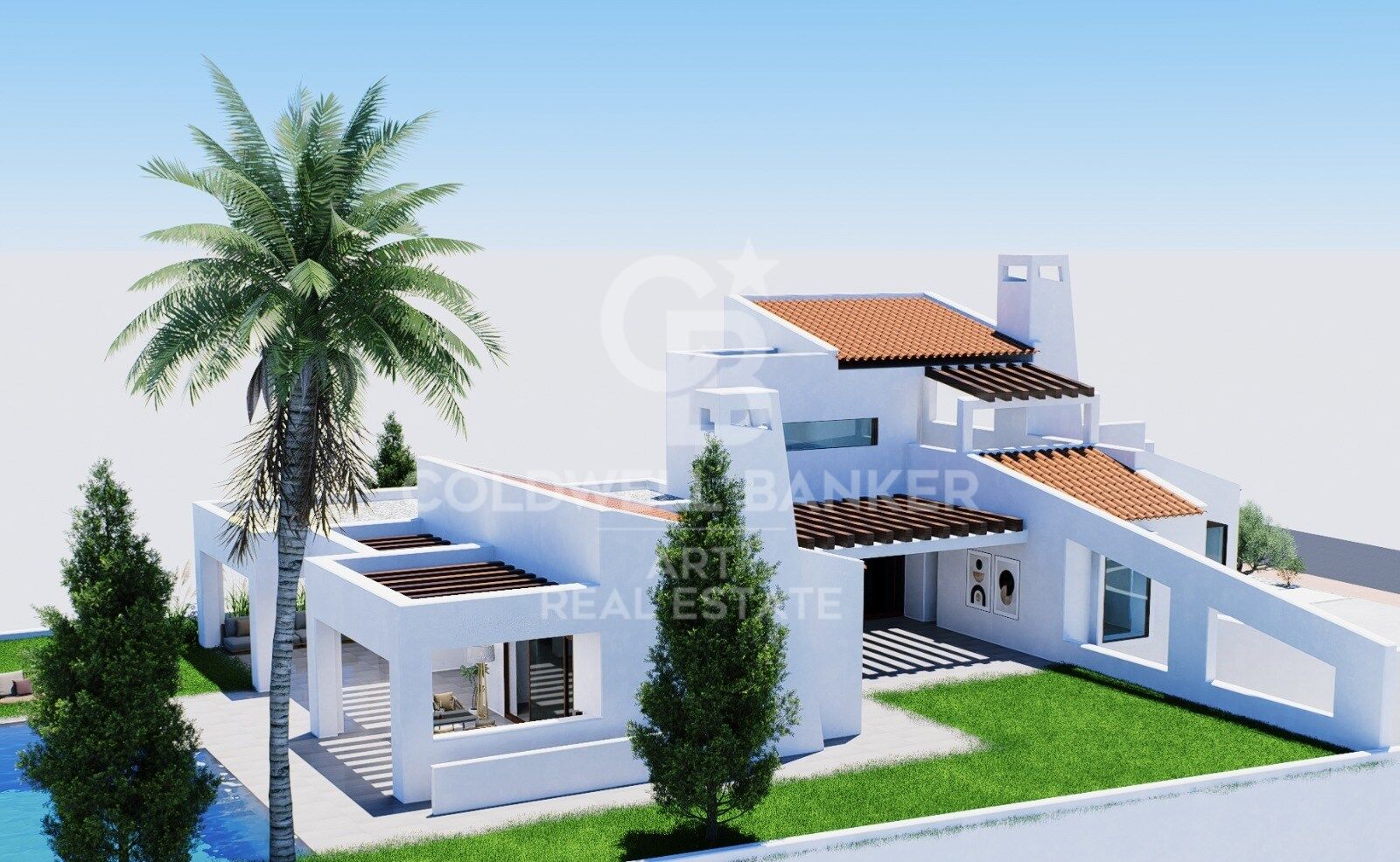 Exclusiva villa de lujo con piscina infinity y vistas al campo de golf