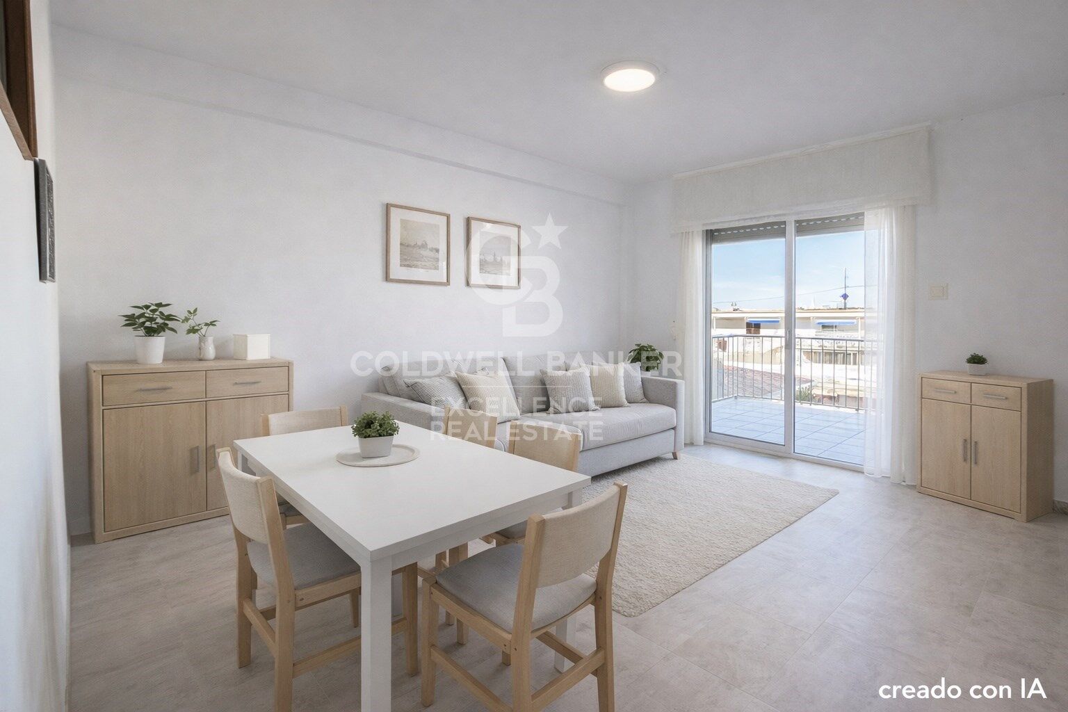 Apartment 100 m from the sea with terrace and tourist license in Oliva
