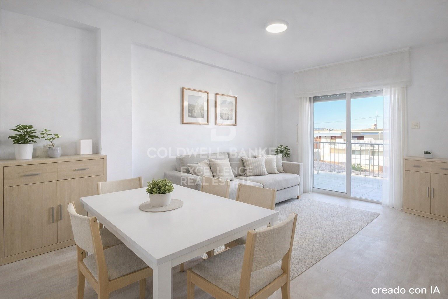 Apartment 100 m from the sea with terrace and tourist license in Oliva