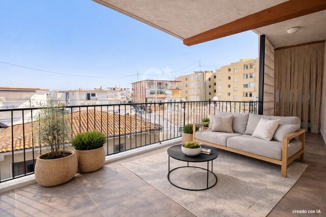 Wohnung nur 100 m vom Meer entfernt mit Terrasse und touristischer Vermietungslizenz in Oliva