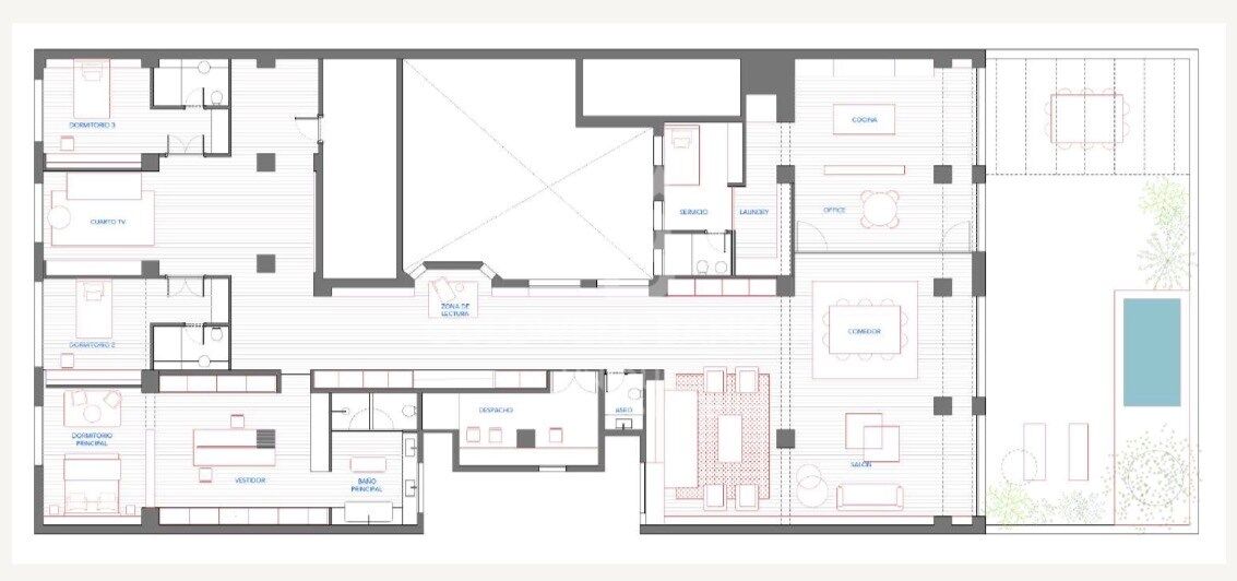 Exterior apartment to renovate with terrace in Bernabéu, Madrid
