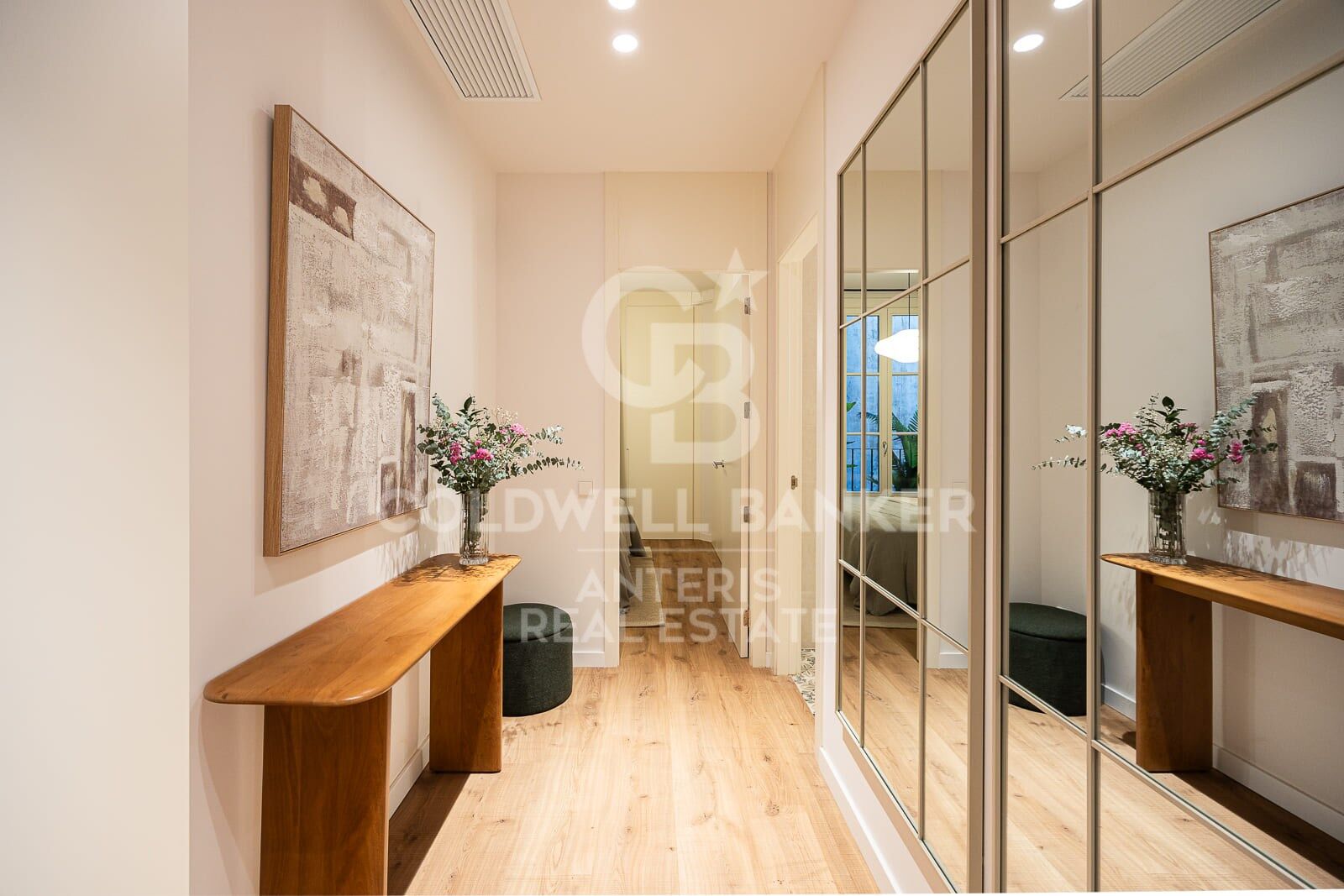 Bright exterior apartment in a classic period building on Aribau Street