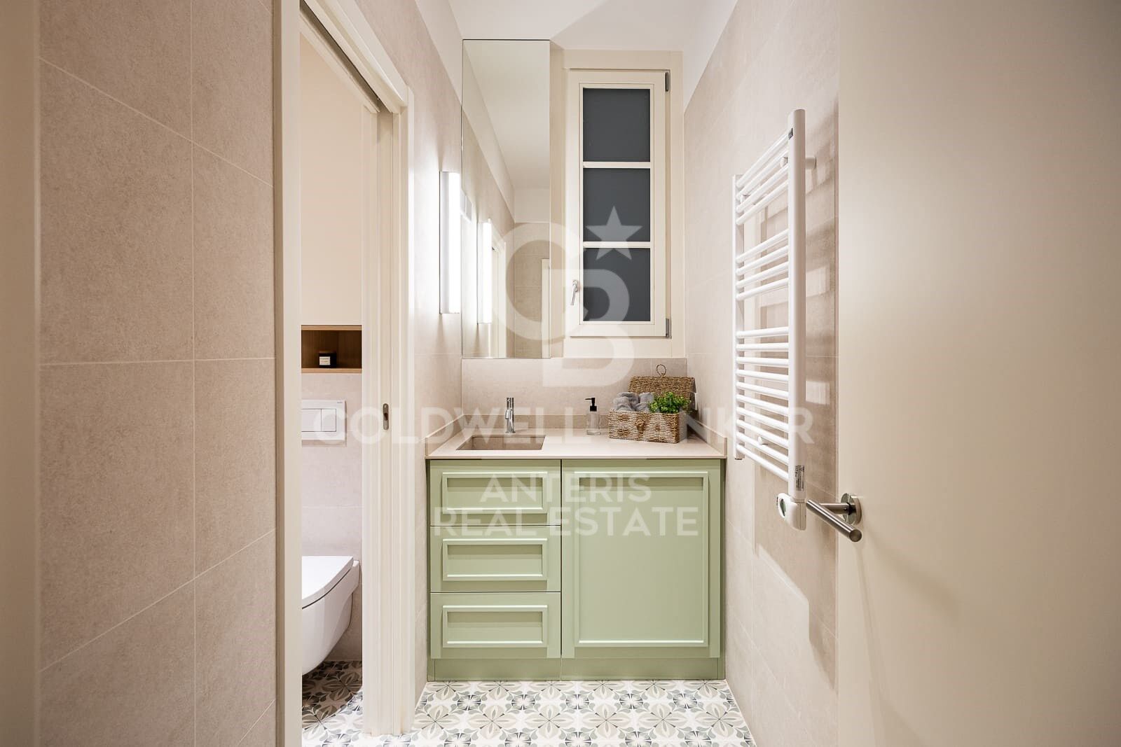 Bright exterior apartment in a classic period building on Aribau Street