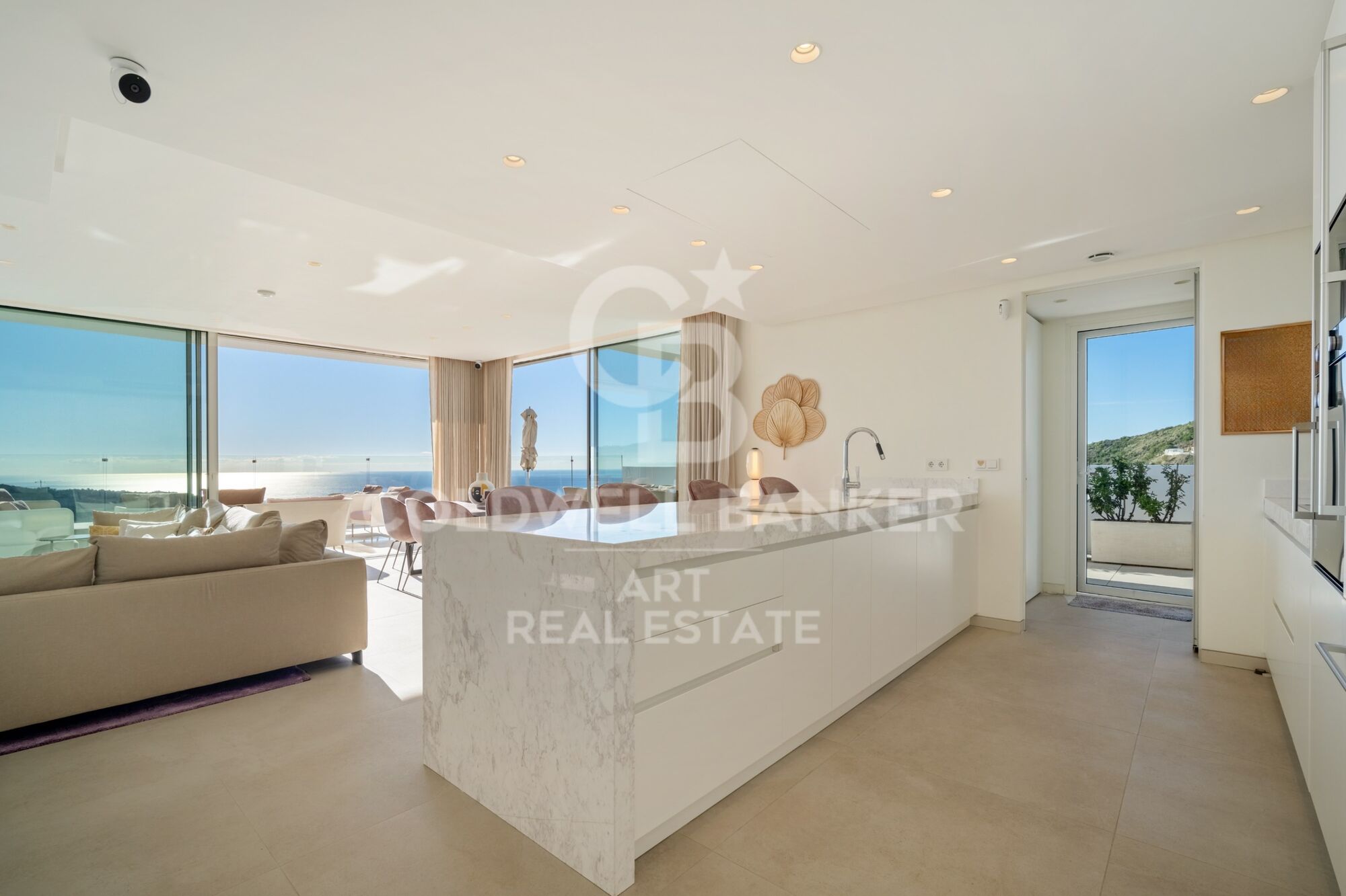 Luxuriöses Duplex-Penthouse mit Privatpool und Panoramablick auf das Meer in Palo Alto, Ojén