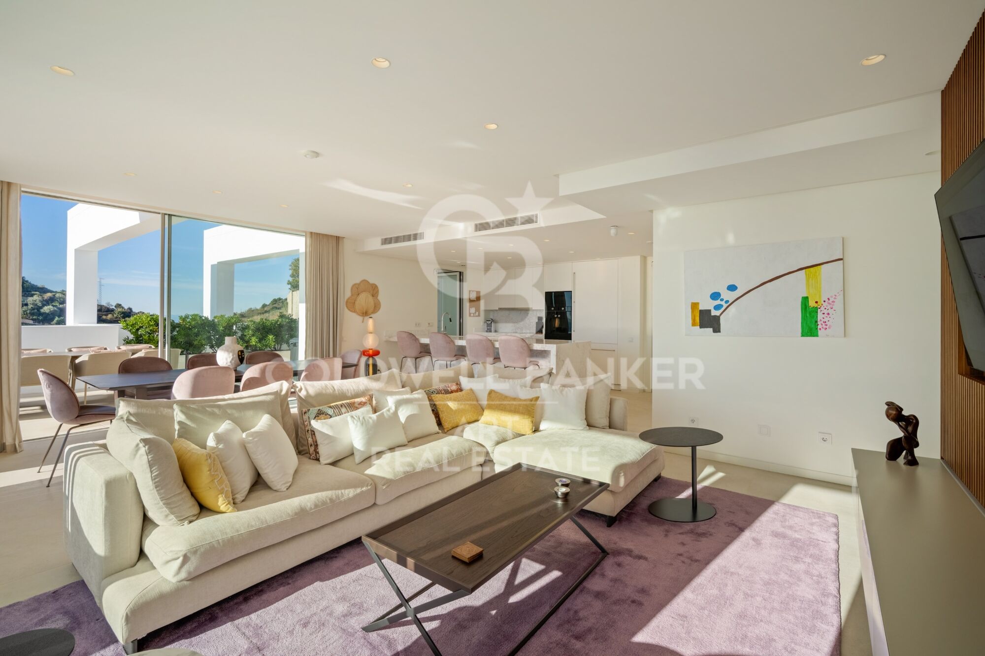 Luxuriöses Duplex-Penthouse mit Privatpool und Panoramablick auf das Meer in Palo Alto, Ojén