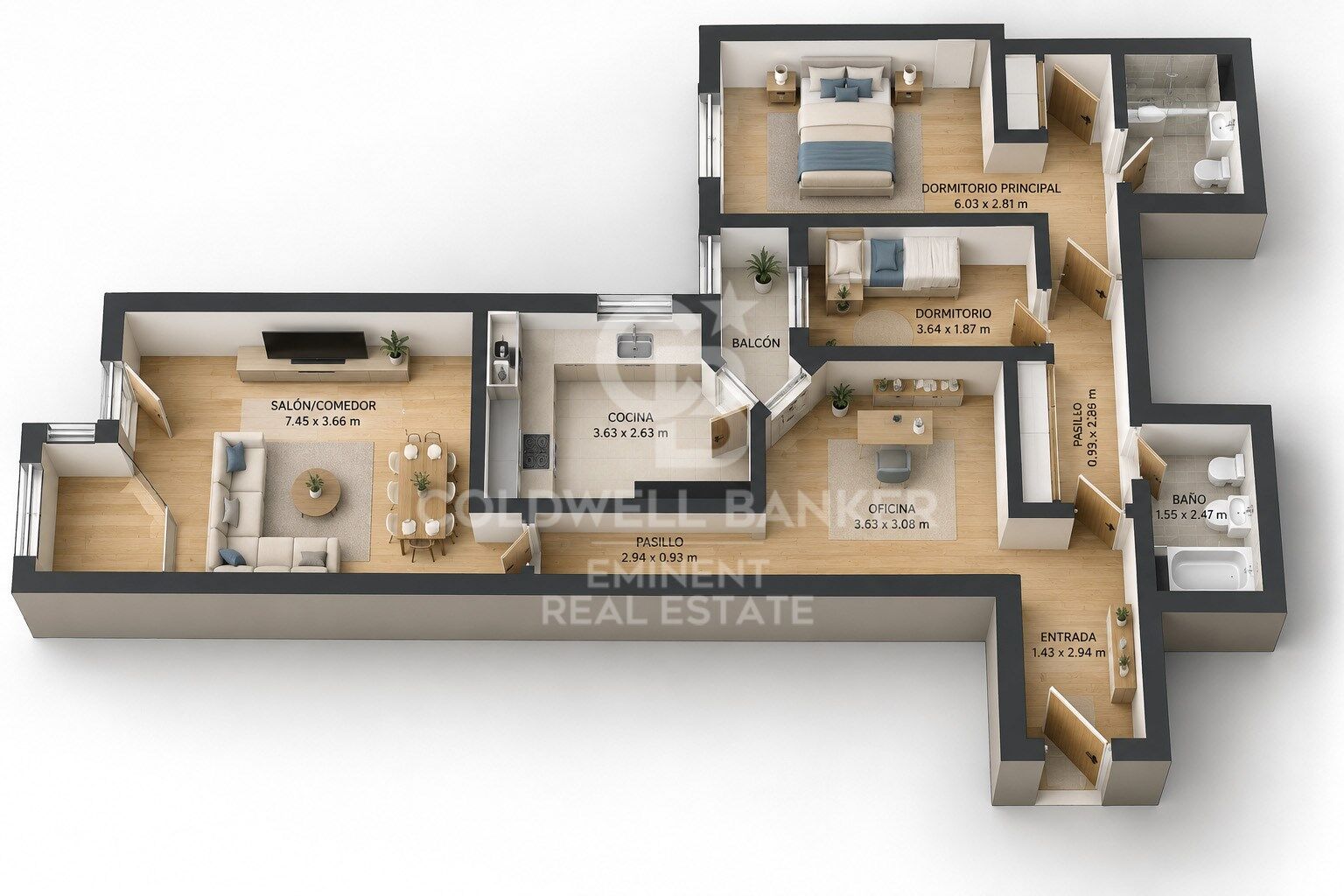 Bright exterior apartment with parking in the heart of Sarrià, next to FGC